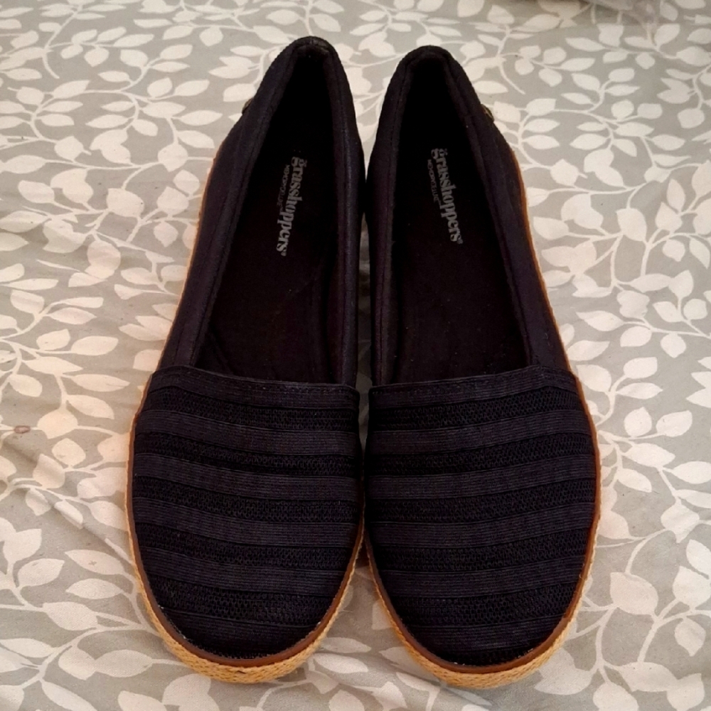 Grasshoppers Black Espadrilles Casual‎ Shoes
